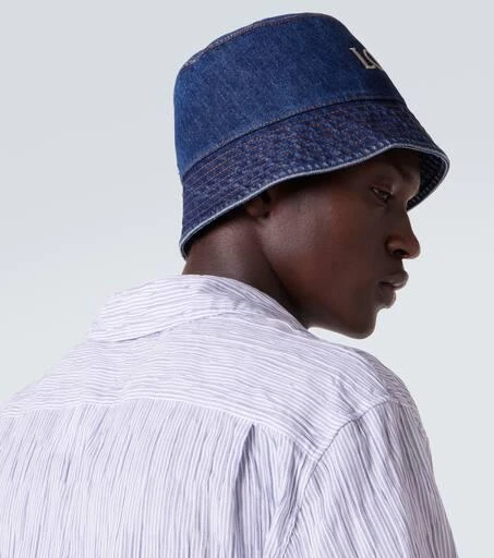 Loewe Logo denim bucket hat 3