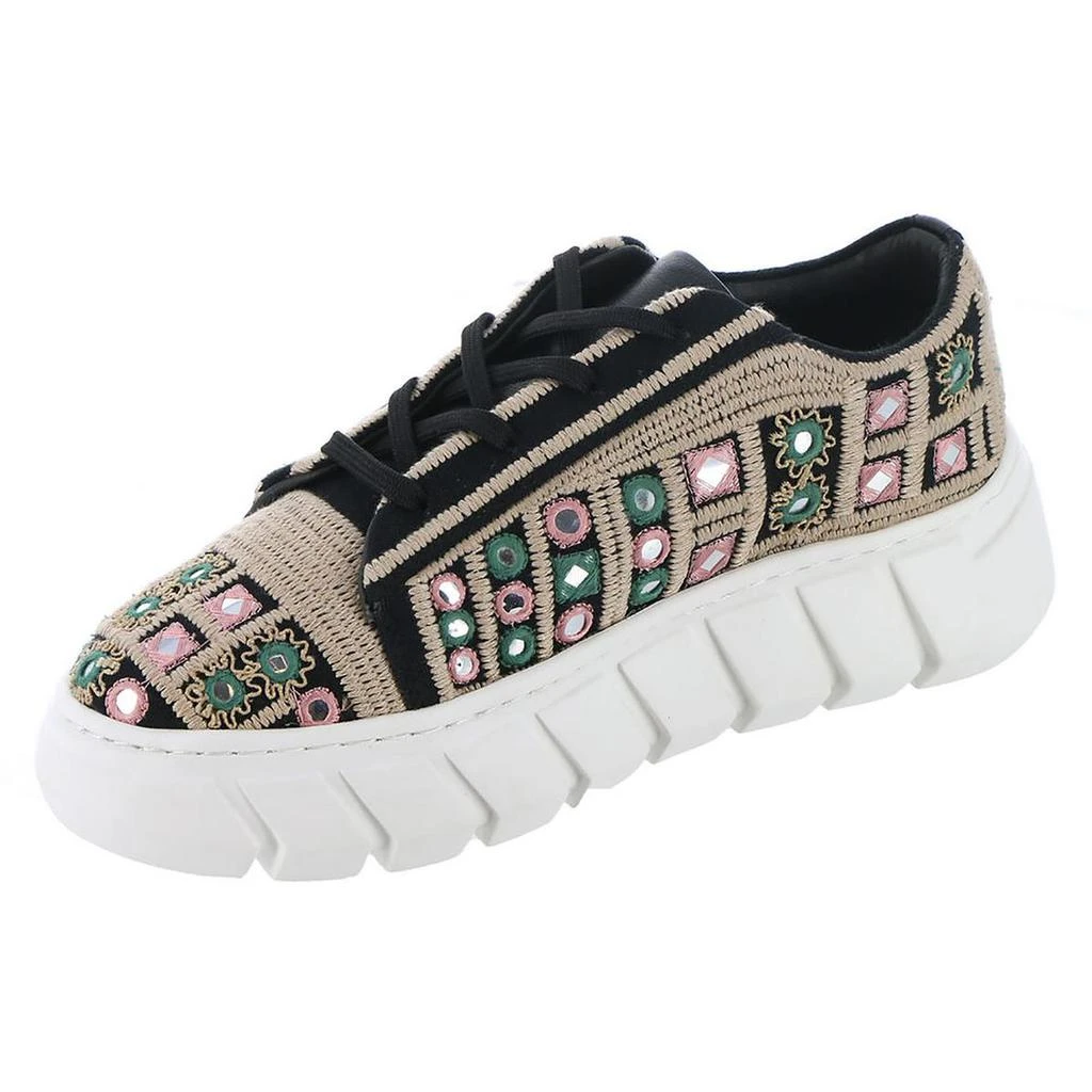 Free People Catch Me If You Can Womens Embroidered Embellished Casual And Fashion Sneakers 3