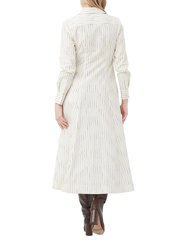 Trina Turk Omari Long-Sleeve Shirt Midi-Dress 3