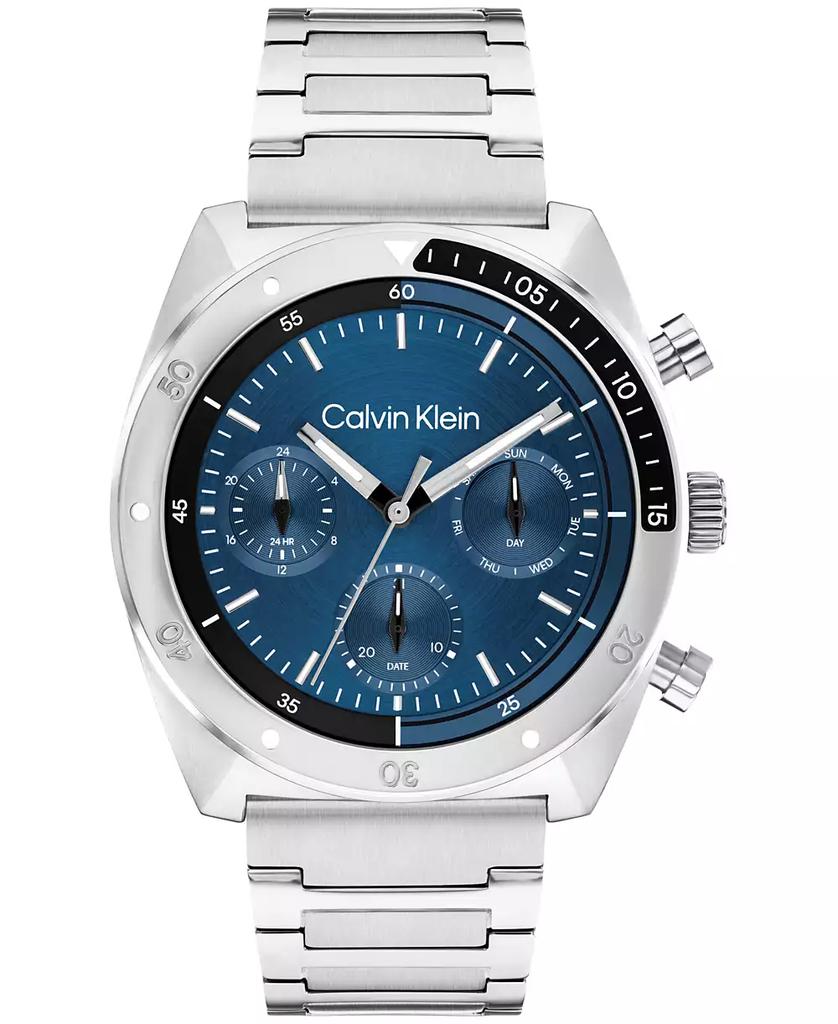 【人気商品！】 Calvin Klein Men's Flex Sliver Stainless Steel Bracelet バッグ