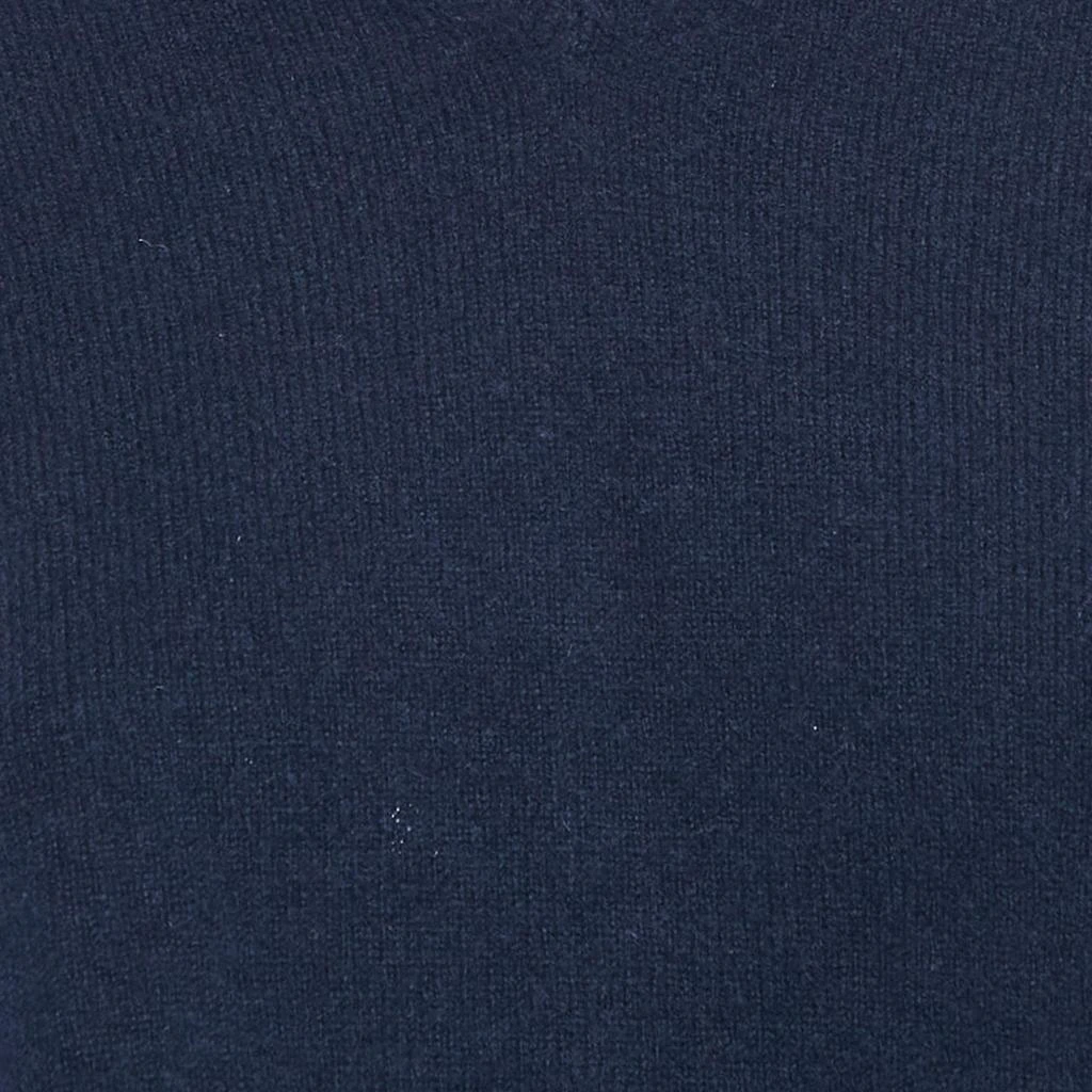 Miu Miu Miu Miu Navy Blue Wool V-Neck Crop Sweater S 3