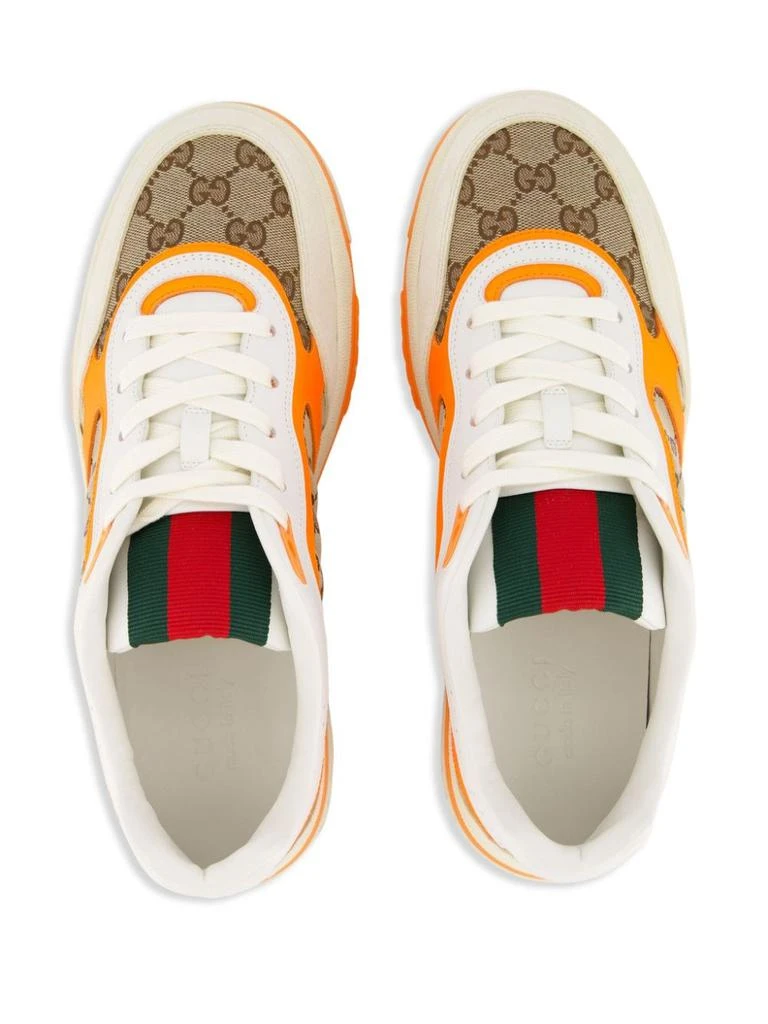 Gucci GUCCI - Re-web Leather Sneakers 1