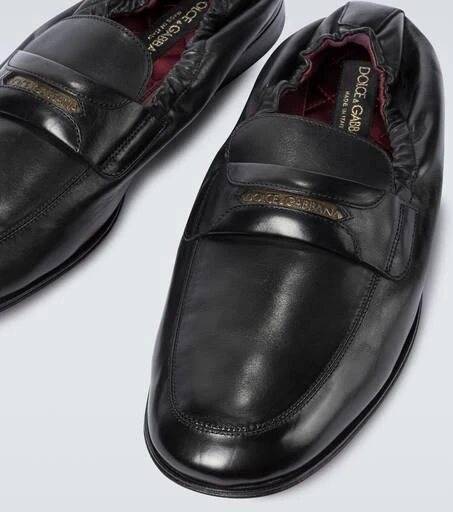 Dolce 
Gabbana Flexible leather loafers 3