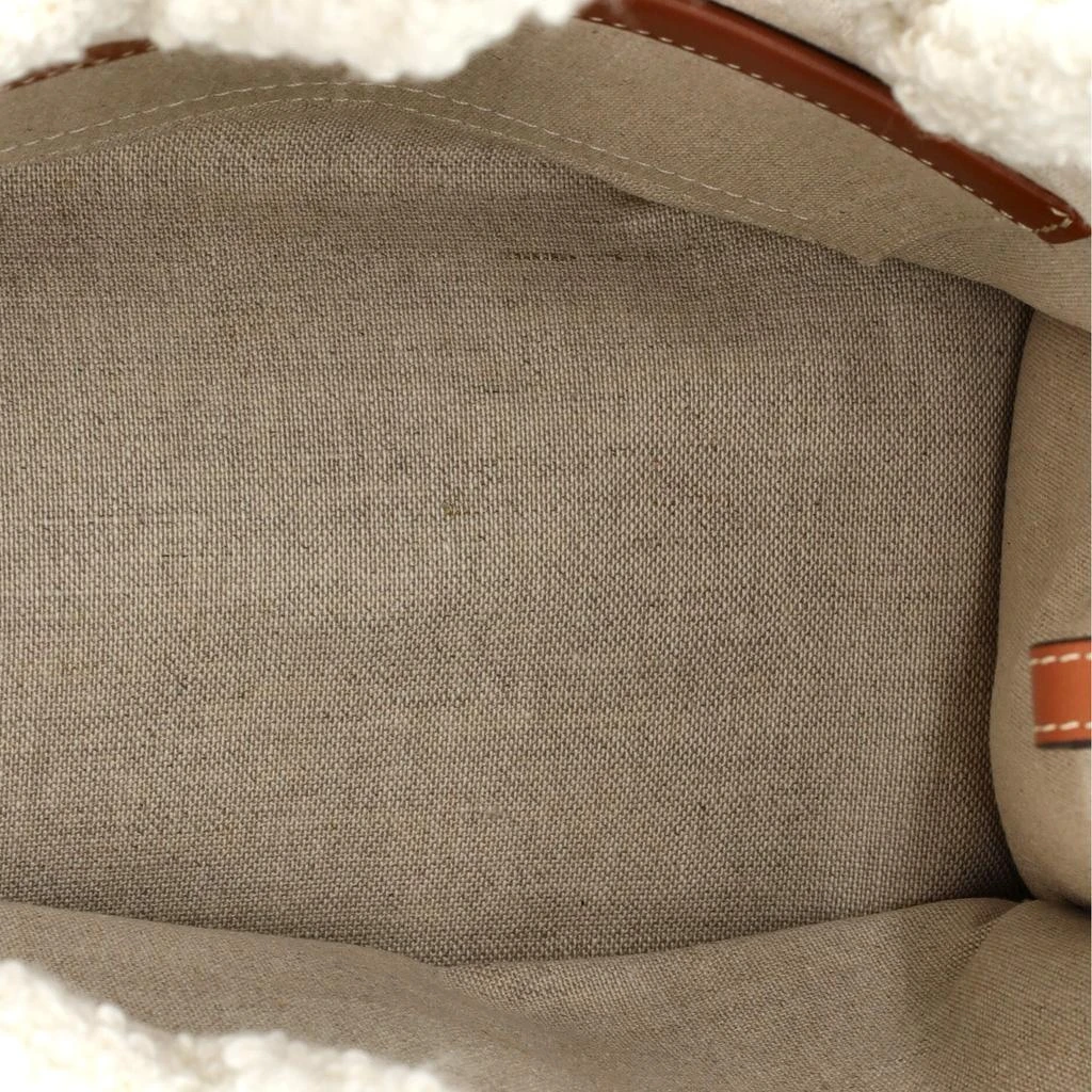 Celine Cabas Thais Tote Striped Fabric Small 5