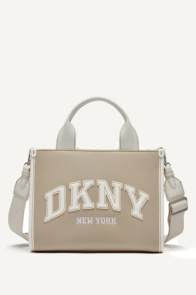 DKNY HADLEE SMALL EMBELLISHED LOGO TOTE