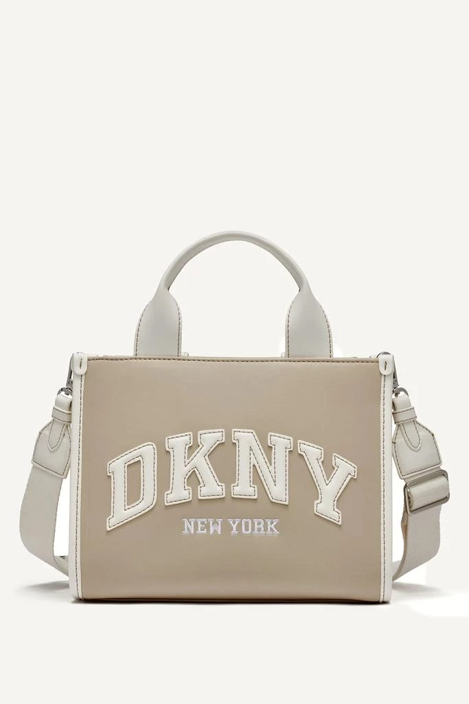DKNY HADLEE SMALL EMBELLISHED LOGO TOTE 1