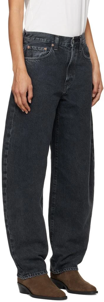 AGOLDE Black Balloon Jeans 2