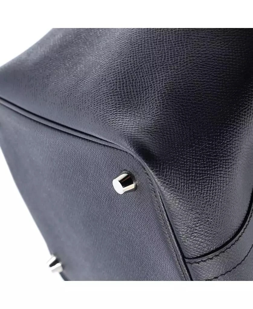 Pre-Owned HERMÉS PM Picotin Lock Bag Tressage Epsom 6