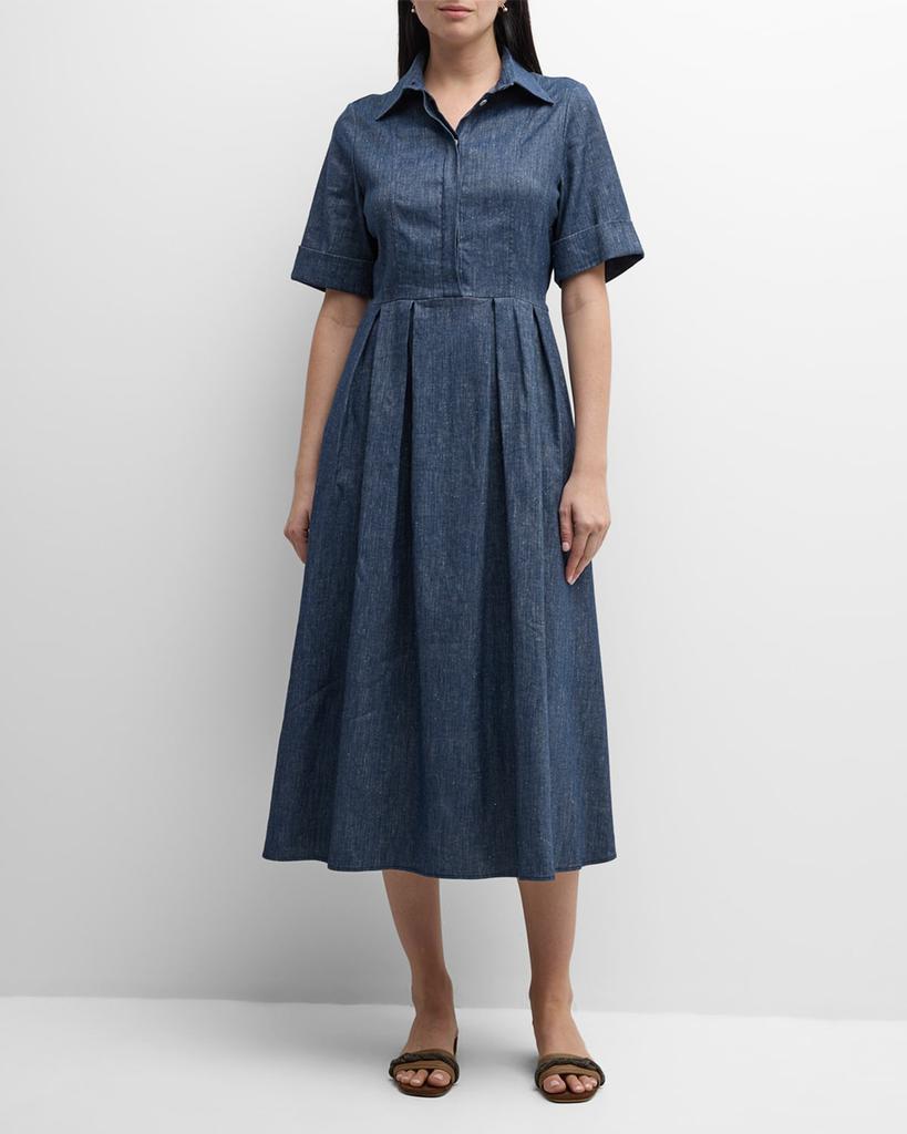 Eleventy Day Midi Shirtdress