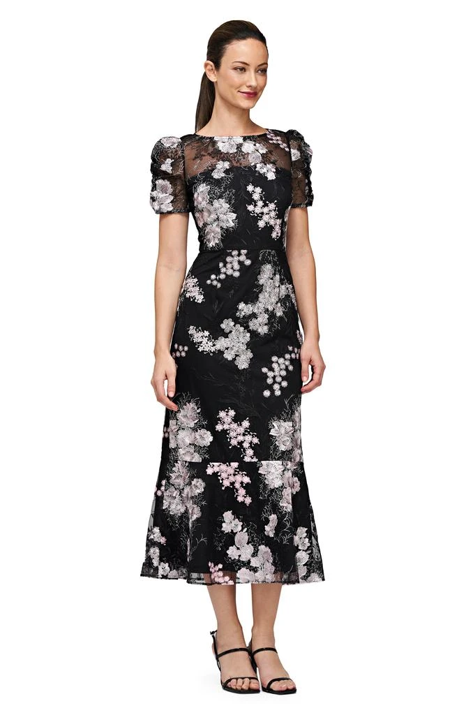 JS Collections Hope Floral Embroidered Cocktail Dress 5