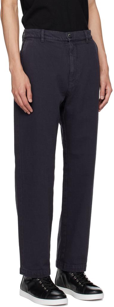 Barena Navy Tober Denim Trousers