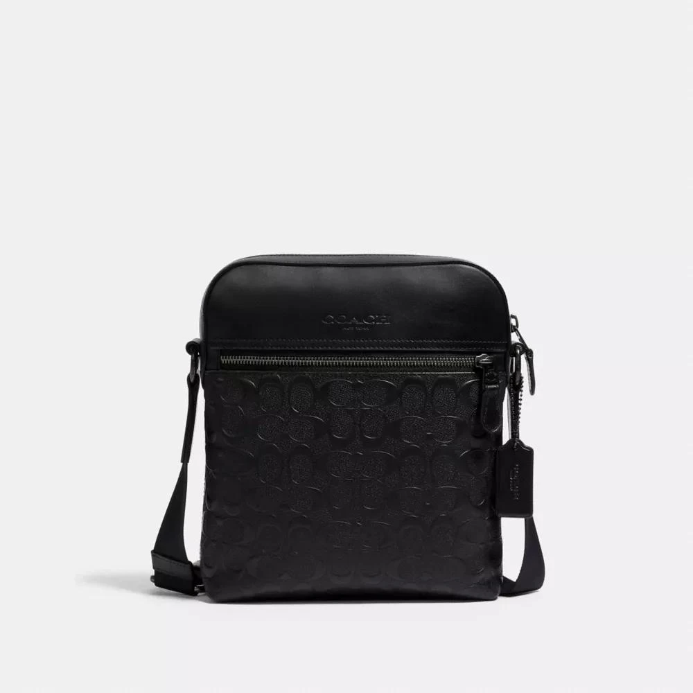 Coach Houston Flight Bag In Signature Leather 1