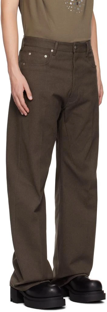 Rick Owens Brown Porterville Geth Jeans 2