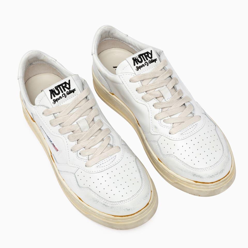 スニーカー Autry Men's Medalist Vintage Sneakers AVLM-GF15 Autry Medalist Super Vintage Low Sneakers Avlm Gf15 - Casual