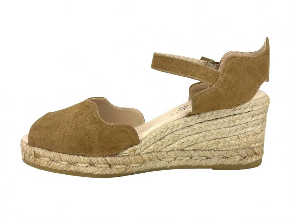 Eric Michael Women
s Lupa Scallop Espadrille In Mustard 3