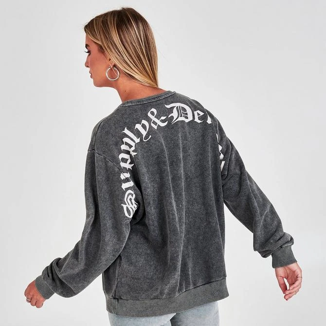 SUPPLY & DEMAND Women's Supply & Demand Gothic Washed Crewneck Sweatshirt 7