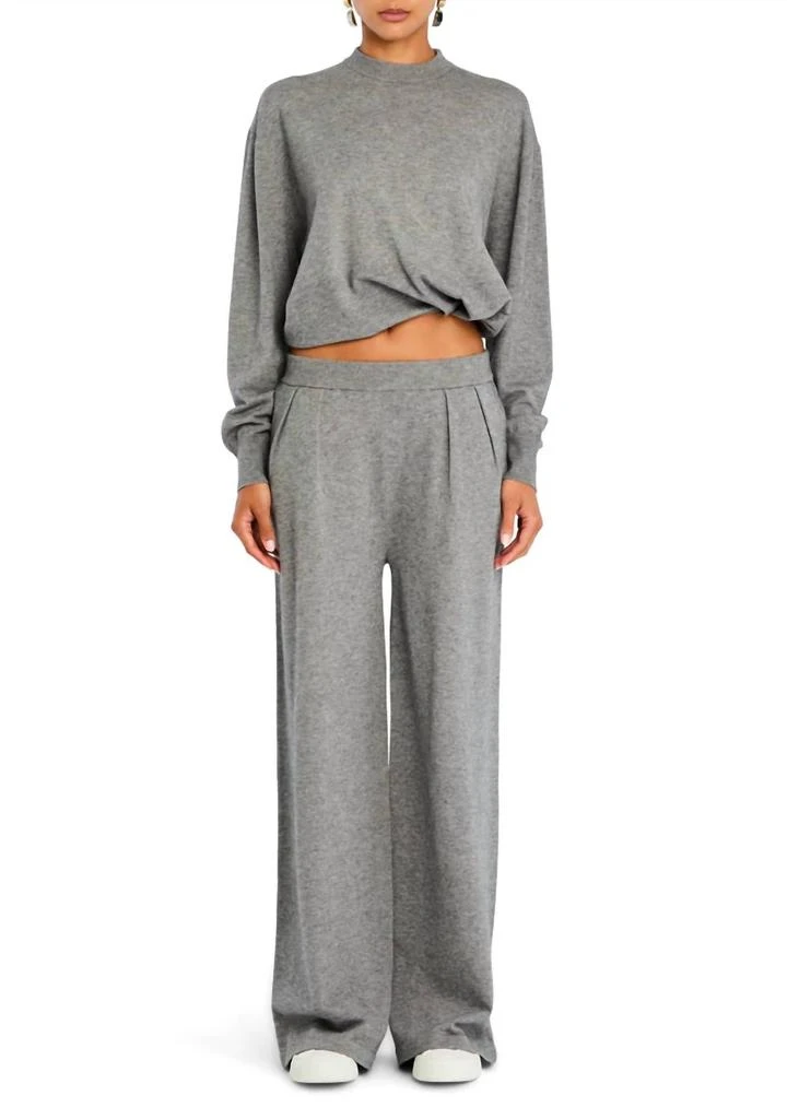 SER.O.YA Ser.O.Ya - Alya Knit Pleated Trousers