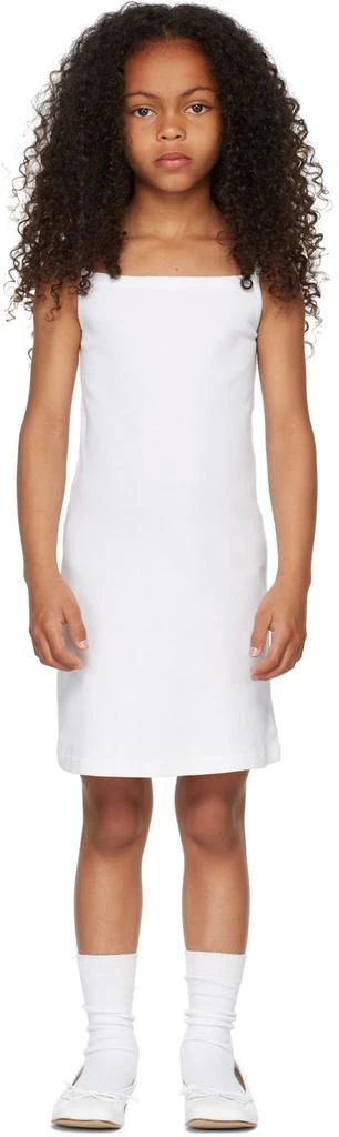 Gil Rodriguez Kids White LaPointe Tank Dress 1