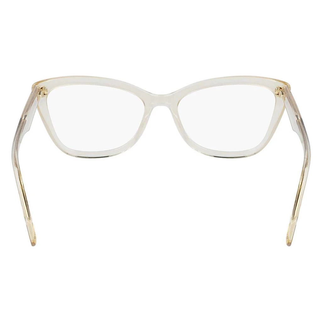 MCM MCM Women's Eyeglasses - Champagne Cat Eye Zyl Frame Clear Demo Lens | MCM2708 237 5