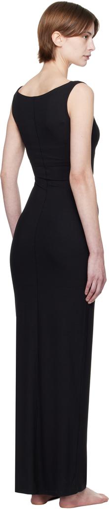 Shop Black Soft Lounge Lace Tank Maxi Dress on Sale at