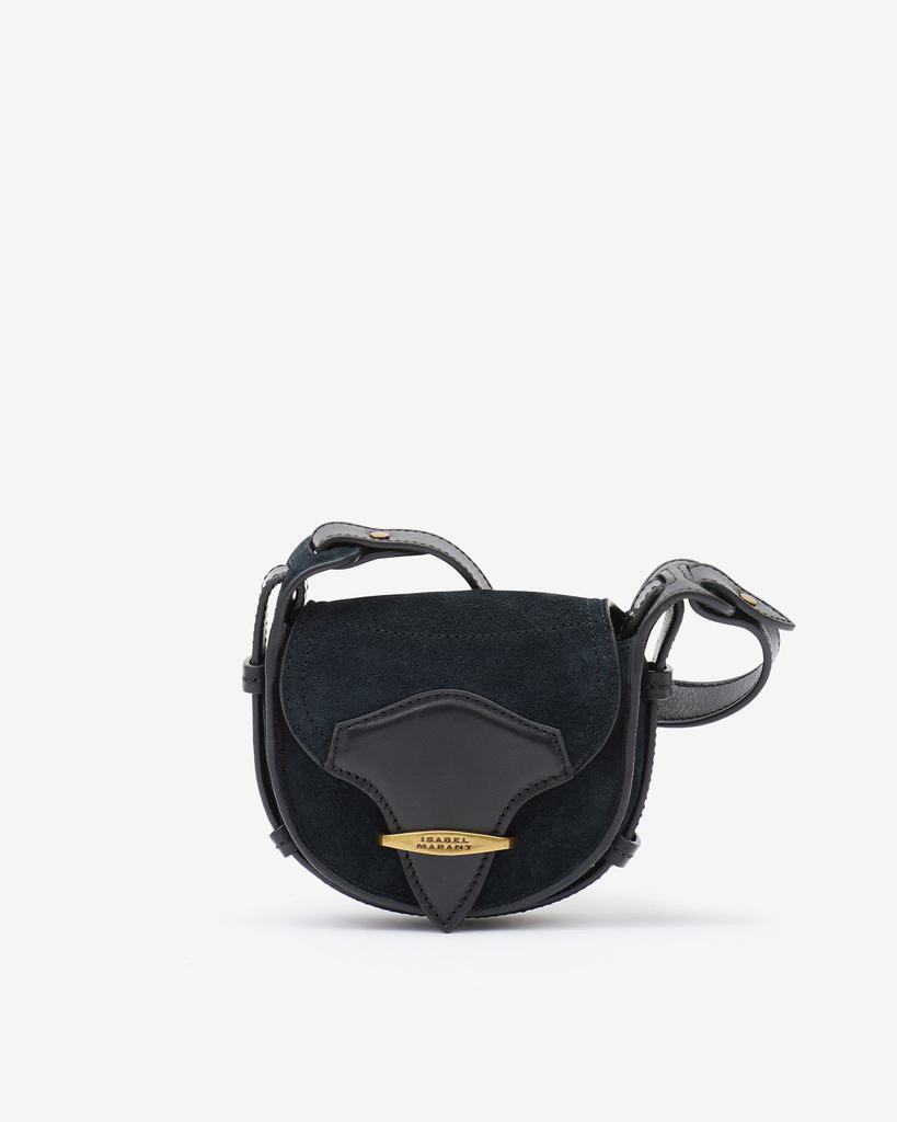 Isabel Marant ISABEL MARANT, BOTSY MINI SUEDE SATCHEL BAG - Women - Black - OneSize