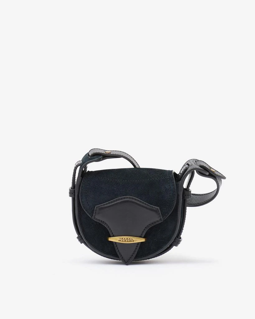 ISABEL MARANT ISABEL MARANT, BOTSY MINI SUEDE SATCHEL BAG - Women - Black - OneSize 1