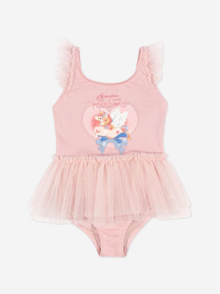 Konges Slojd Girls Amandine Swimsuit in Pink