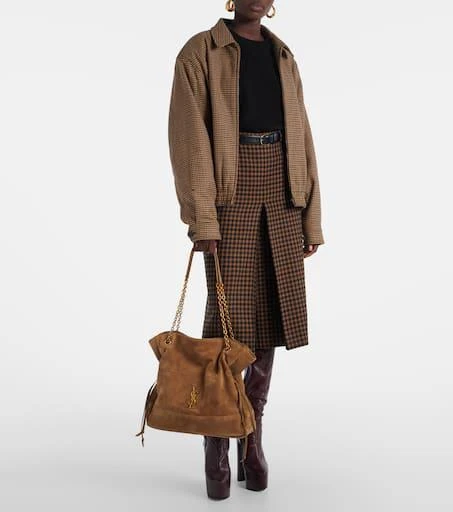 Yves Saint Laurent Jamie Shopping Medium suede tote bag 5