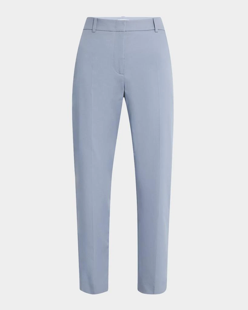 ELEVENTY New York Cropped Slim Straight-Leg Pants 1