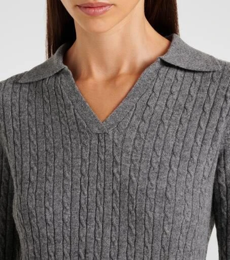 Aya Muse Gaia cashmere polo sweater 5