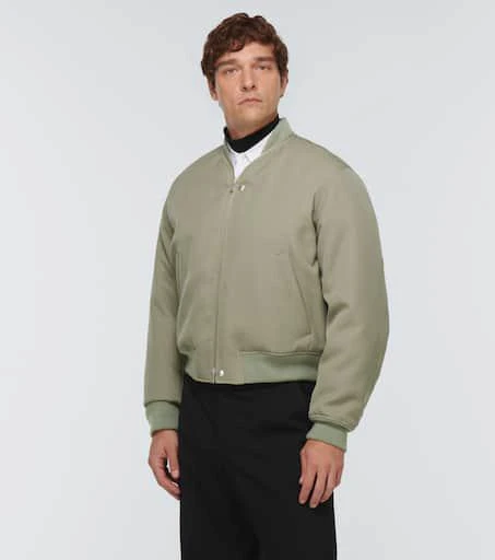 Jil Sander Wool gabardine bomber jacket 3