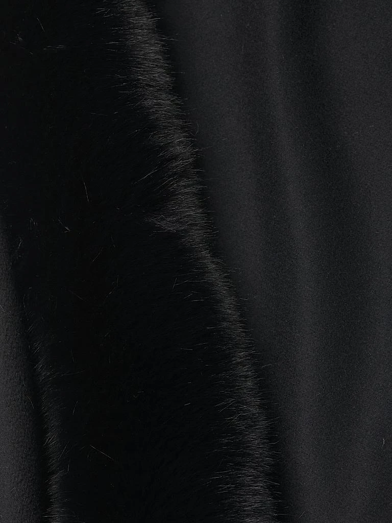 Sofia Cashmere Faux Fur & Cashmere Diamond Wrap 6