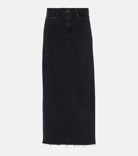 AGOLDE Hilla denim maxi skirt 1
