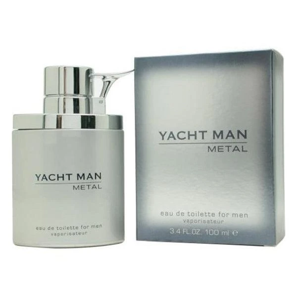 MYRURGIA Yacht Man Metal for Men Eau de Toilette Spray 3.4 oz 1