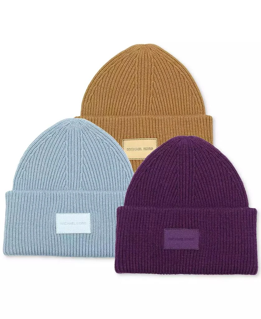Michael Kors Women's Fine Rib Cuff Beanie 5