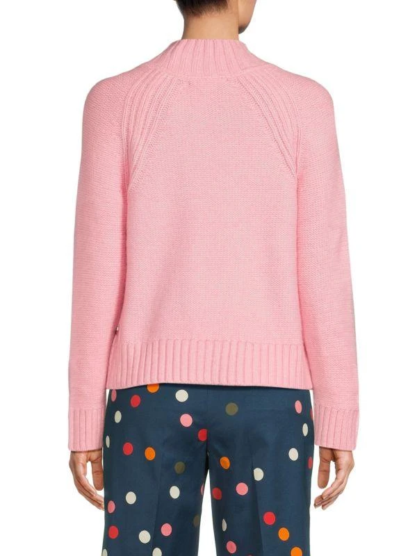Tommy Hilfiger Chunky Cable Knit Mock Turtleneck Sweater 2