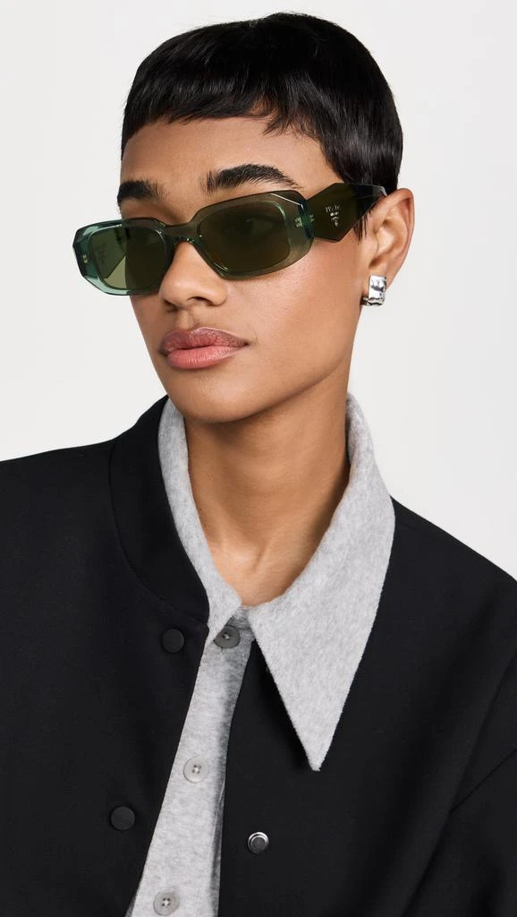 Prada PR 17WS Rectangular Sunglasses 2