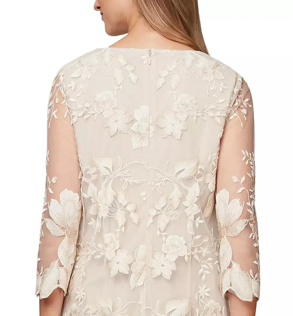 Alex Evenings Embroidered Jacket Dress 5