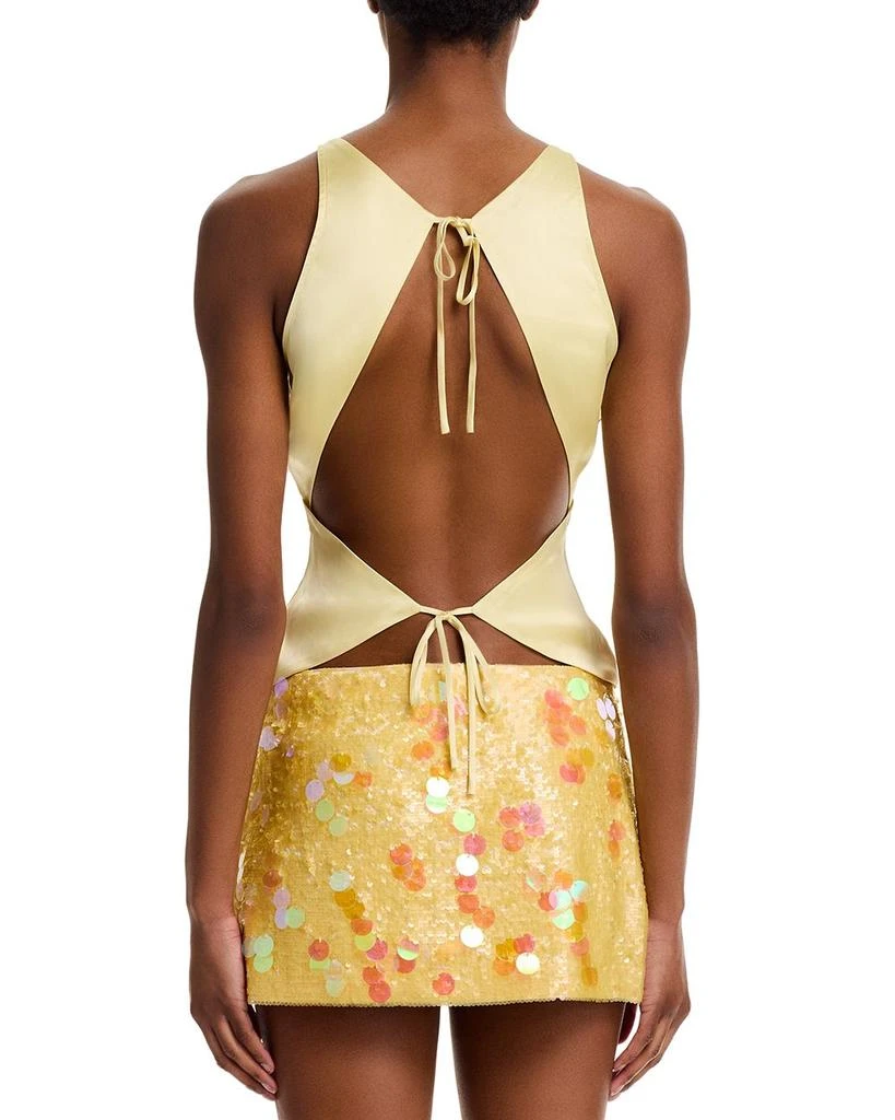 Danielle Guizio Regine Cowl Neck Top 3