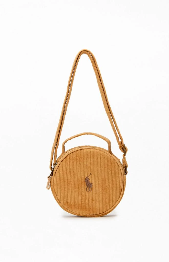 Ralph Lauren Big Pony Corduroy Round Bag 1