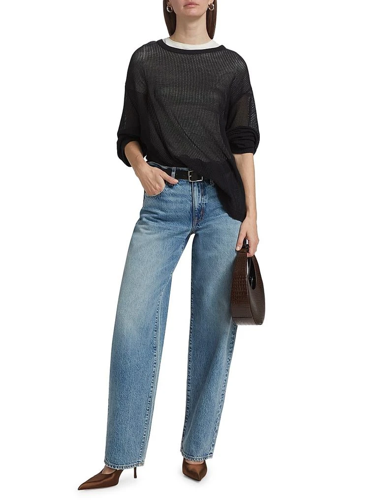 SLVRLAKE Tess Long Barrel Jeans 2