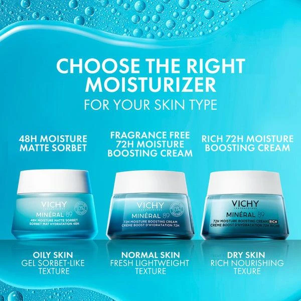 Vichy Vichy Mineral 89 Rich 72H Moisture Boosting Cream Hyaluronic Acid (1.69 fl. oz.) 7