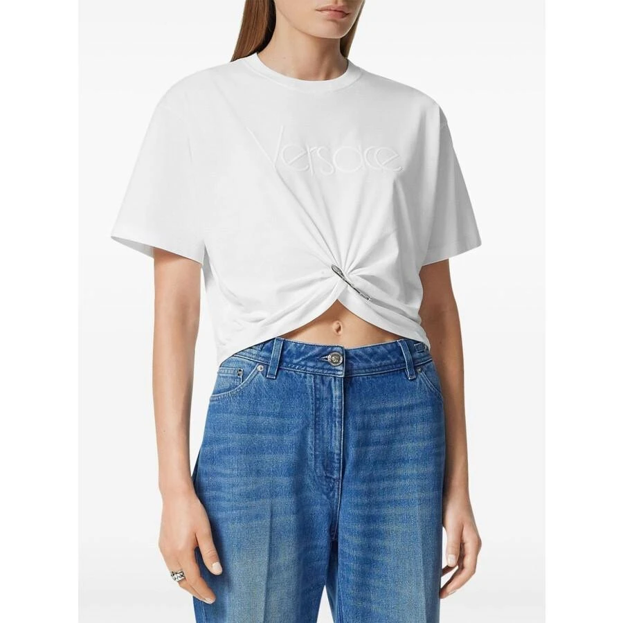 Versace 1978 Re-Edition Logo Safety Pin T-Shirt 2