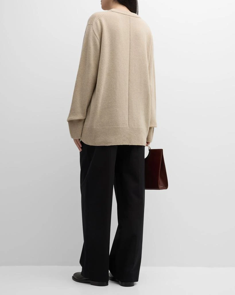 The Row Sibem Wool-Cashmere Sweater 6