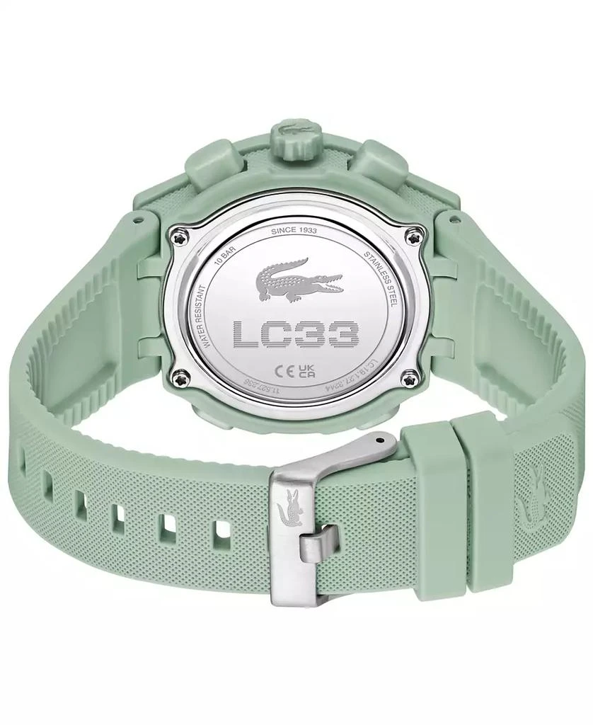 Lacoste Women's LC33 Green Silicone Strap Watch 3
