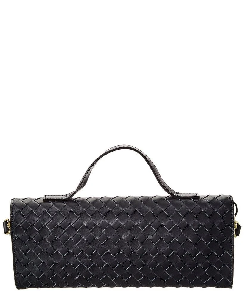 Persaman New York Bonnie Woven Leather Clutch 2