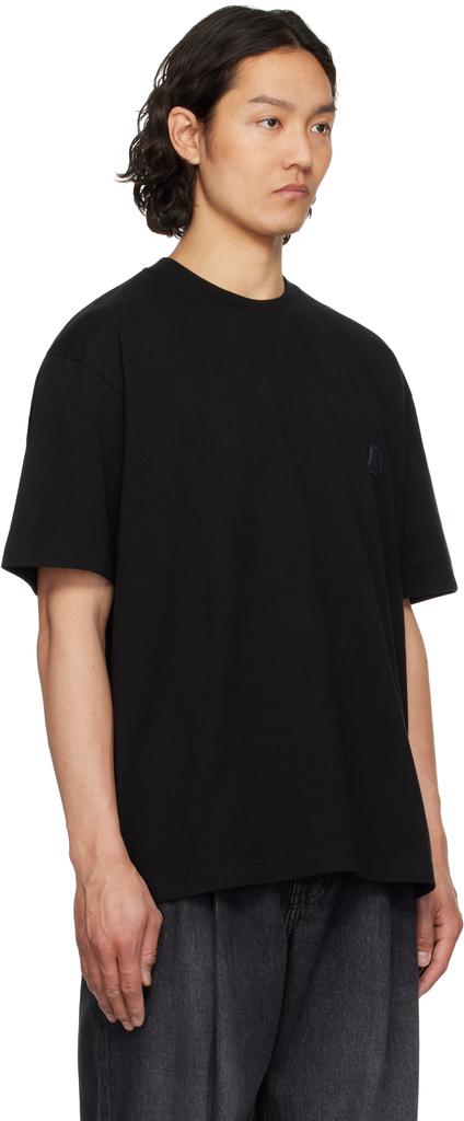 Solid Homme Black Snow Mountain Back Logo T-shirt