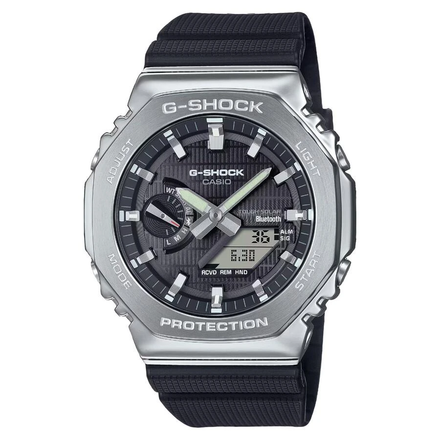 Casio Casio G-Shock Alarm Analog-Digital Black Dial Watch GBM-2100-1ADR 1
