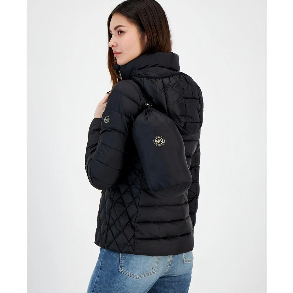 Michael Kors Women's Hooded Packable Down Puffer Coat, Created for Macy's 4