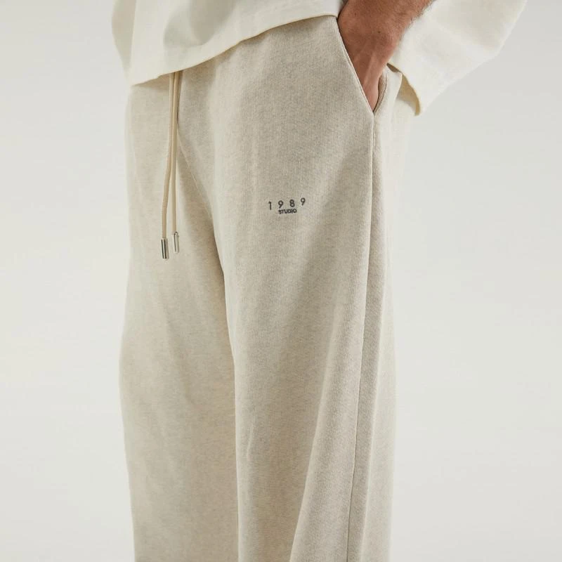 1989 STUDIO JP sweatpants Light Cream 5